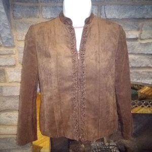 NWOT DressBarn New Designer Brown Jacket